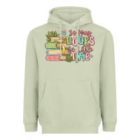 Matcha so many books so little time Heavyweight Hoodie - MaliasSmallBusiness