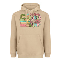 Mushroom so many books so little time Heavyweight Hoodie - MaliasSmallBusiness