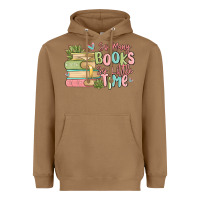 Toasted Coconut so many books so little time Heavyweight Hoodie - MaliasSmallBusiness