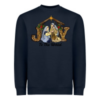 Navy christmas oh holly night Heavyweight Sweatshirt - RanaPortraitStore