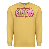 Antique Gold one loved mama Premium Sweatshirt - MaliasSmallBusiness