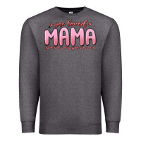 Charcoal Heather one loved mama Premium Sweatshirt - MaliasSmallBusiness