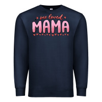 Navy one loved mama Premium Sweatshirt - MaliasSmallBusiness