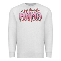 Oatmeal Heather one loved mama Premium Sweatshirt - MaliasSmallBusiness