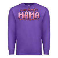 Purple one loved mama Premium Sweatshirt - MaliasSmallBusiness