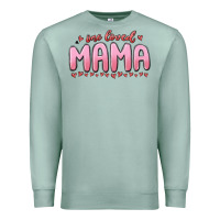 Seafoam one loved mama Premium Sweatshirt - MaliasSmallBusiness