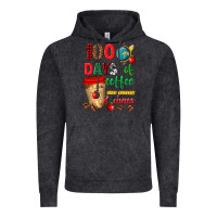 Vintage Black 100 days of coffee and chaos Vintage Hoodie - texasbilliewilder