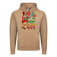 Vintage Coffee 100 days of coffee and chaos Vintage Hoodie - texasbilliewilder
