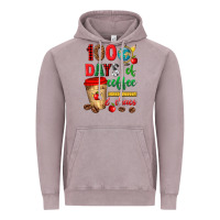 Vintage Zinc 100 days of coffee and chaos Vintage Hoodie - texasbilliewilder