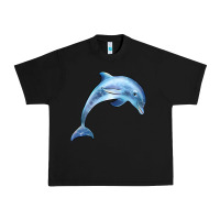 Black dolphin Urban Heavy Tee - BarkalooDesign