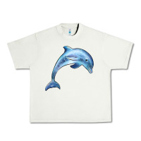 Pistachio dolphin Urban Heavy Tee - BarkalooDesign