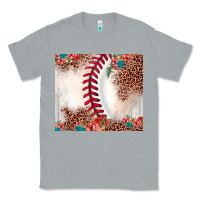 Heather Grey baseball leopard Classic Tee - JahusDesignShop