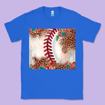 Baseball Leopard Classic Tee Designed By Jahusdesignshop