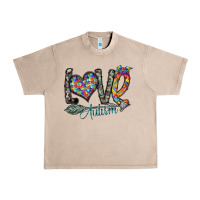 French Oak love autism Urban Heavy Tee - SublimationCraftShop