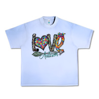 Grape Ice love autism Urban Heavy Tee - SublimationCraftShop