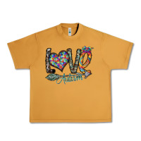 Peanut Butter love autism Urban Heavy Tee - SublimationCraftShop