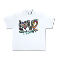 White love autism Urban Heavy Tee - SublimationCraftShop