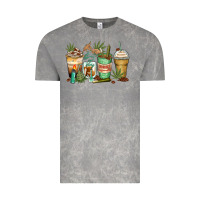 Cloud Rock highly caffeinated coffee cups Vintage Tee - Zillion Design Studio