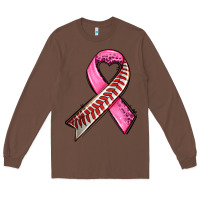 Chestnut breast cancer sport ribbons Long Sleeve Tee - AdoDesignShop