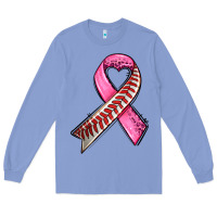 Colony Blue breast cancer sport ribbons Long Sleeve Tee - AdoDesignShop
