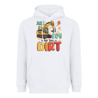 White just a boy who loves dirt Heavyweight Hoodie - MaliasSmallBusiness