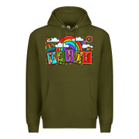 Army Green pride Premium Hoodie - LillyAllenDesigns
