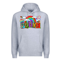 Heather Grey pride Premium Hoodie - LillyAllenDesigns