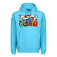 Ocean Blue pride Premium Hoodie - LillyAllenDesigns