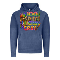 Vintage Denim 100 days of cray cray tbw Vintage Hoodie - texasbilliewilder