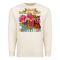 Sandshell relax were all crazy its not a competition nca Premium Sweatshirt - NancyCooperArtShop