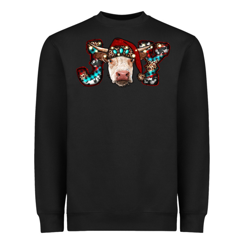 Christmas Joy Cow Heavyweight Sweatshirt by RanaPortraitStore | Teevron