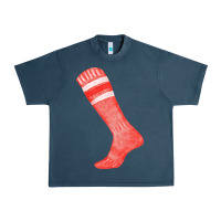 Midnight Navy red sock fa element 2 Urban Heavy Tee - FaDigitalArtStudio