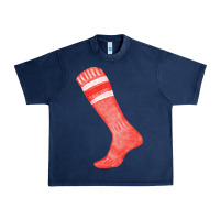 Navy red sock fa element 2 Urban Heavy Tee - FaDigitalArtStudio