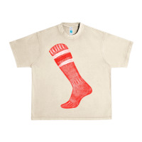 Sandshell red sock fa element 2 Urban Heavy Tee - FaDigitalArtStudio