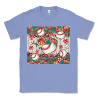 Colony Blue baseball leopard Classic Tee - JahusDesignShop