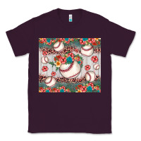 Plum baseball leopard Classic Tee - JahusDesignShop