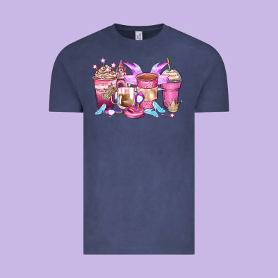 Princess Coffee Cups Vintage Tee Designed By Zillion Design Studio
