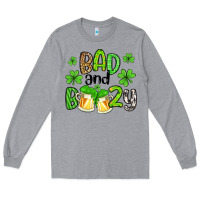 Heather Grey bad and boozy Long Sleeve Tee - Artiststas