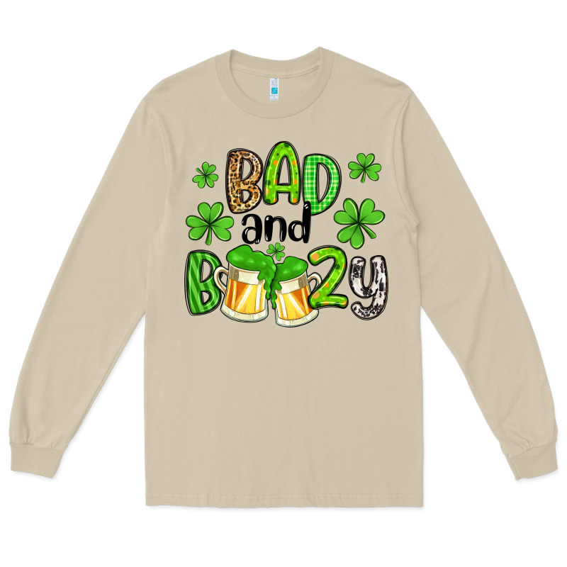 Bad And Boozy Long Sleeve Tee by Artiststas | Teevron