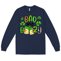 Navy bad and boozy Long Sleeve Tee - Artiststas