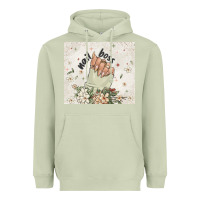 Matcha nail boss Heavyweight Hoodie - MaliasSmallBusiness