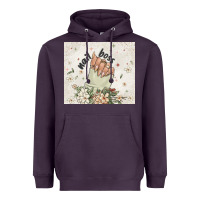 Plum nail boss Heavyweight Hoodie - MaliasSmallBusiness