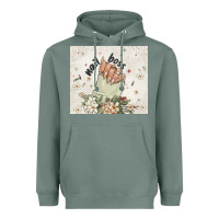 Sage nail boss Heavyweight Hoodie - MaliasSmallBusiness