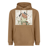Toasted Coconut nail boss Heavyweight Hoodie - MaliasSmallBusiness