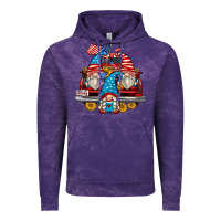 Cloud Purple 4th of july gnomes farm truck Vintage Hoodie - Zillion Design Studio