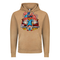 Vintage Camel 4th of july gnomes farm truck Vintage Hoodie - Zillion Design Studio