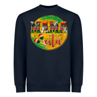 Navy Mama Cita Heavyweight Sweatshirt - texasbilliewilder