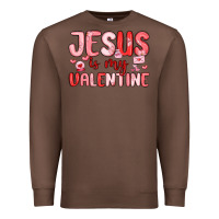 Chestnut jesus is my valentine Premium Sweatshirt - MaliasSmallBusiness