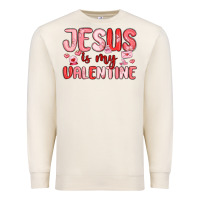 Sandshell jesus is my valentine Premium Sweatshirt - MaliasSmallBusiness
