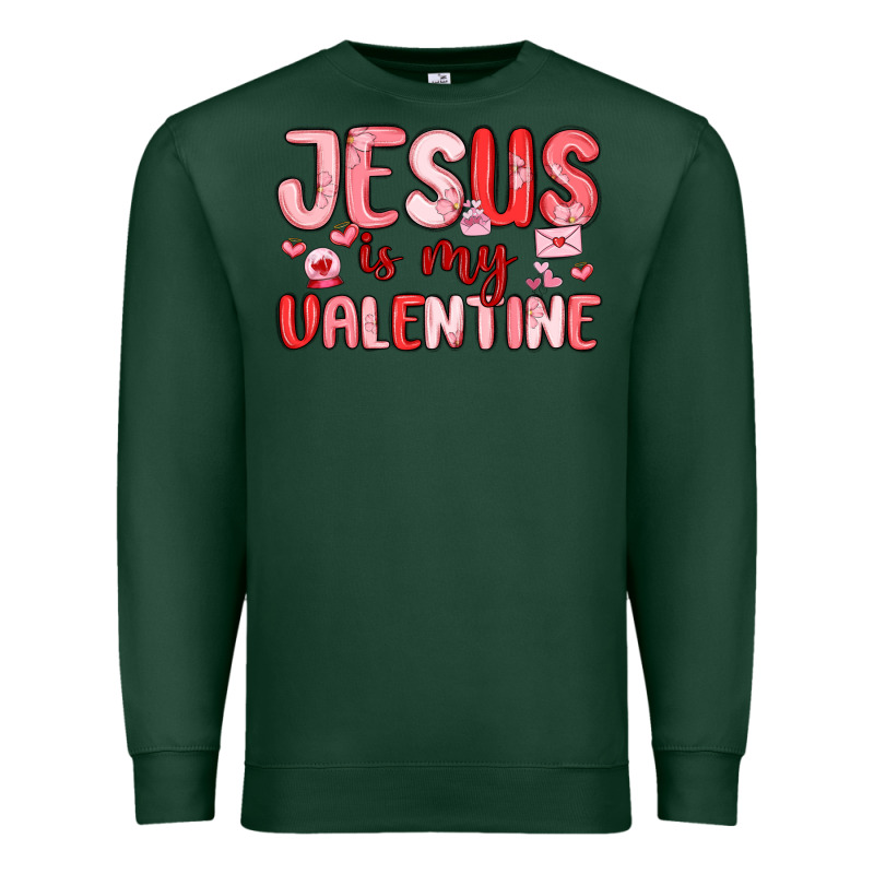 Jesus Is My Valentine Premium Sweatshirt by MaliasSmallBusiness | Teevron
